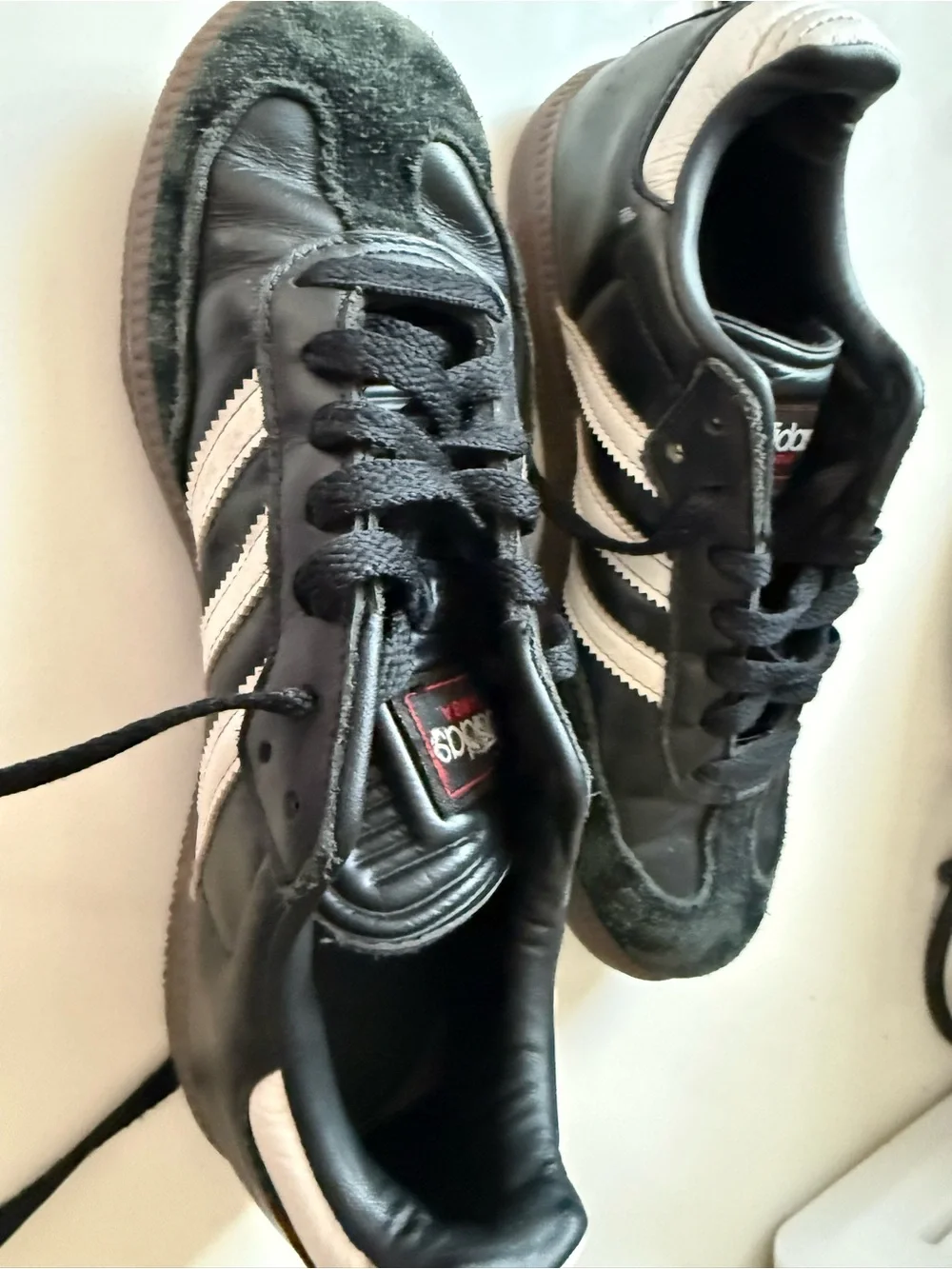 adidas Black Sneakers with Suede Toe